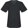Cherokee Ww Flex with Certainty Unisex Big V-Neck Top(Black)