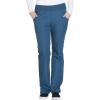 Workwear Originals Women Scrubs Pant Mid Rise Straight Leg Pull-on Cargo WW210(Caribbean Blue)
