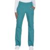 Workwear Originals Women Scrubs Pant Mid Rise Straight Leg Pull-on Cargo WW210(Teal Blue)