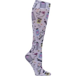 Cherokee Compression Socks for Women & Men – 8-15 mmHg Knee High, Lightweight Sublimation Print, 1 Pair FASHIONSUPPORT(We Love Caregivers)