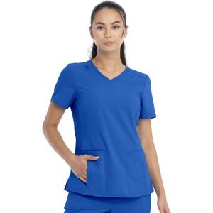Cherokee Euphoria Women Scrubs Top V-Neck CK786A(Royal)
