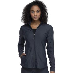 Cherokee Form Women Warm Up Scrubs Jacket Zip Front CK390(Pewter)