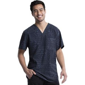 Cherokee Infinity Men Scrubs Top V-Neck CK920(Tri It Out)