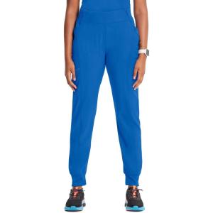 Cherokee Infinity Womens Scrub Jogger Pants, Mid Rise, Moisture Wicking, Wrinkle-Resistant, 360 Stretch, 5 Pockets – CK110A(Royal)
