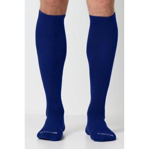Cherokee Knee High Compression Socks, 15-20 mmHg Support, Cushioned Sole, 1 Pair Pack, Unisex Fit – MLXSUPPORT(Navy)