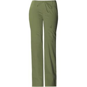 Cherokee Luxe Women Scrubs Pant Low Rise Flare Leg Drawstring Cargo 21100(Olive)
