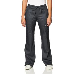 Cherokee Luxe Women Scrubs Pant Low Rise Flare Leg Drawstring Cargo 21100(Pewter)