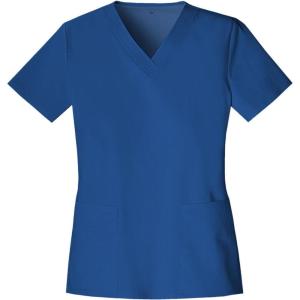 Cherokee Luxe Women Scrubs Top V-Neck 1845(Royal)