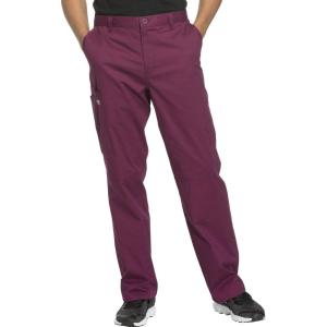 Cherokee Men Scrubs Pant Workwear Core Stretch Fly Front WW200(Wine)