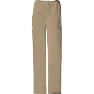 Cherokee Men & Women Scrubs Pant Workwear Core Stretch Drawstring Cargo 4043(Dark Khaki)