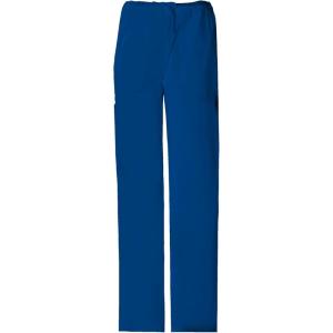 Cherokee Men & Women Scrubs Pant Workwear Core Stretch Drawstring Cargo 4043(Galaxy Blue)
