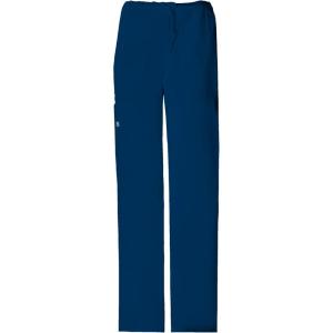 Cherokee Men & Women Scrubs Pant Workwear Core Stretch Drawstring Cargo 4043(Navy)