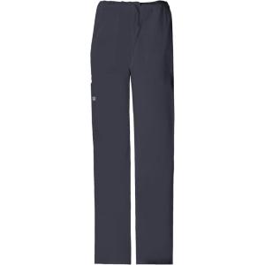 Cherokee Men & Women Scrubs Pant Workwear Core Stretch Drawstring Cargo 4043(Pewter)