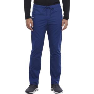 Cherokee Men & Women Scrubs Pant Workwear Professionals Pocketless Drawstring WW125(Navy)