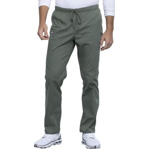 Cherokee Men & Women Scrubs Pant Workwear Professionals Pocketless Drawstring WW125(Olive)