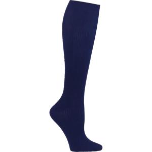 Cherokee Men’s & Women’s Gradient Compression Socks, Knee-High Support, 8-12 mmHg, 4 Pairs, with 3D Lycra MYTSSOCK1(Navy)
