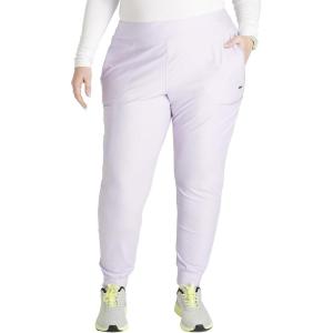 Cherokee Scrubs for Women Pant with Mid Rise Tapered Leg Drawstring Moisture Wicking Easy Care & 360° Stretch Fabric – CK092(Lavender Haze)