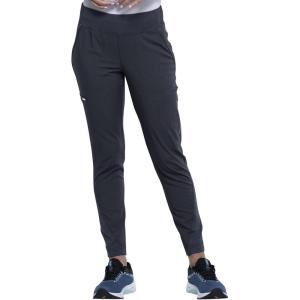 Cherokee Statement Women Scrubs Pant Mid Rise Tapered Leg Pull-on CK175(Pewter)