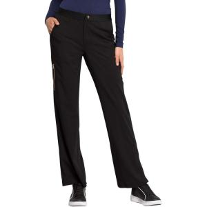 Cherokee Statement Women Scrubs Pant Natural Rise Flare Leg CK060(Black)