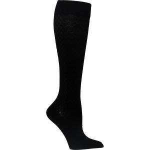 Cherokee True Support Compression Socks for Men, Knee High, 4 Pair Pack, 10-15 mmHg, Regular & Wide Calf – MTRUESUPPORT(Onyx)