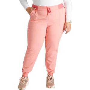 Cherokee Women Mid-Rise Pull-On Scrub Jogger Pant with 4 Pockets and Elastic Jogger Waist – CK138A(Sugar Melon)