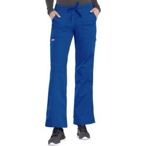 Cherokee Women Scrubs Pant Workwear Originals Drawstring Cargo 4020(Royal)