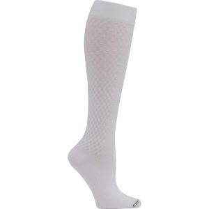 Cherokee Women’s Compression Socks, 10-15 mmHg, Knee High, 4-Pair Pack, Soft Fit, Regular & Wide Calf – TRUESUPPORT(Bleach)