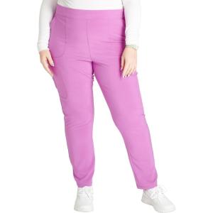 Cherokee Women’s Pull-on Cargo Scrub Pant Mid Rise Tapered Leg with 4 Pockets – CK248A(Vibran Violet)