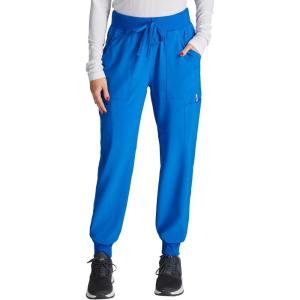 Cherokee Women’s Scrub Jogger Pants Natural Rise with 4 Pockets and Drawstring Waistband – CK249A(Royal)