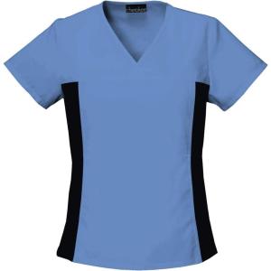 Cherokee Women’s V Neck Scrubs Shirt(Ciel)