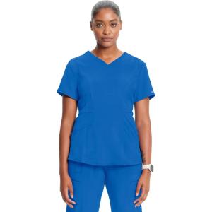 Infinity Cherokee V-Neck Women’s Nurse Scrub Top, 4-Way Stretch, Superior Performance and Comfort CK623A(Royal)