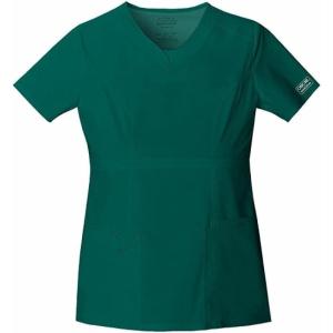 Workwear Core Stretch Women Scrubs Top V-Neck 24703(Hunter)