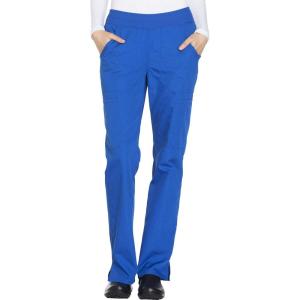 Workwear Originals Women Scrubs Pant Mid Rise Straight Leg Pull-on Cargo WW210(Royal)
