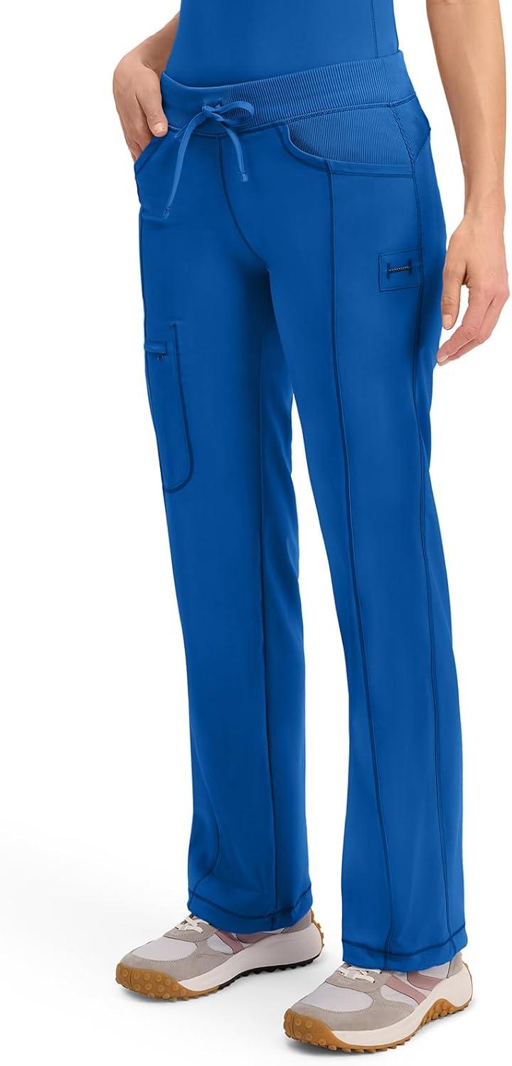 imageCherokee Infinity Women Scrubs Pant Low Rise Straight Leg Drawstring 1123ARoyal