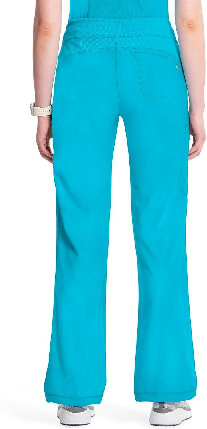 imageCherokee Infinity Women Scrubs Pant Low Rise Straight Leg Drawstring 1123ATurquoise