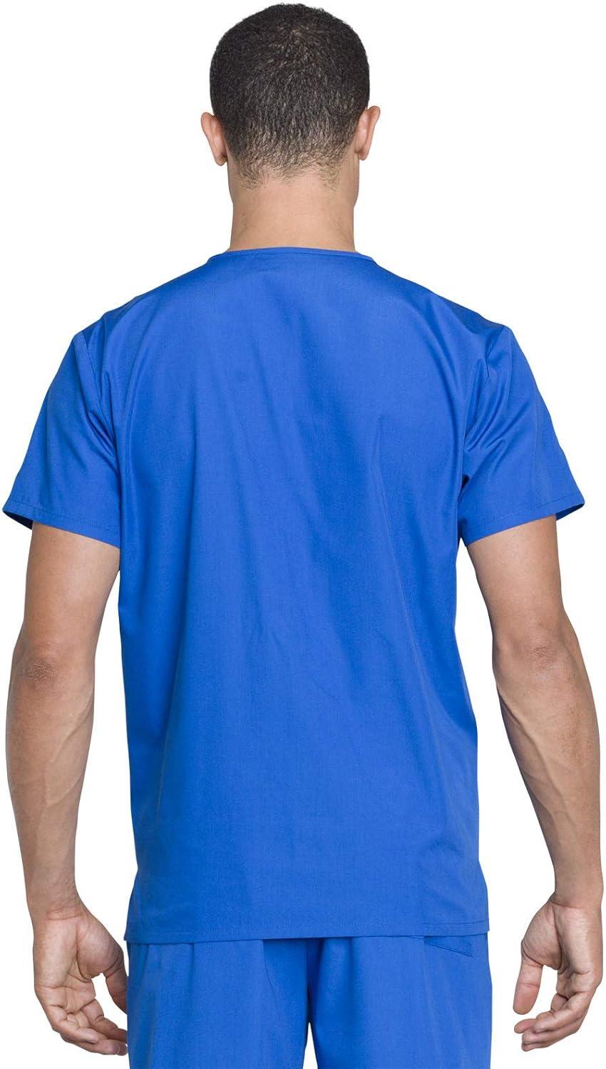 imageCherokee Unisex Scrub Set for Men amp Women VNeck Top amp Drawstring Pant Medical Uniform 3 Pockets Durable Easy Care WW530CRoyal