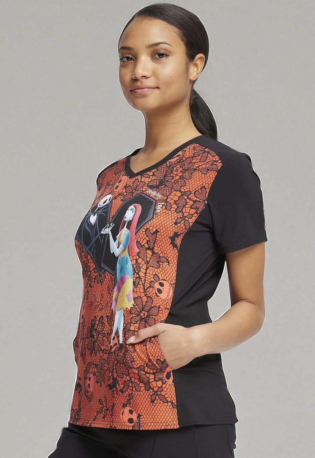imageTooniforms Women Scrubs Top VNeck TF637Undying Love