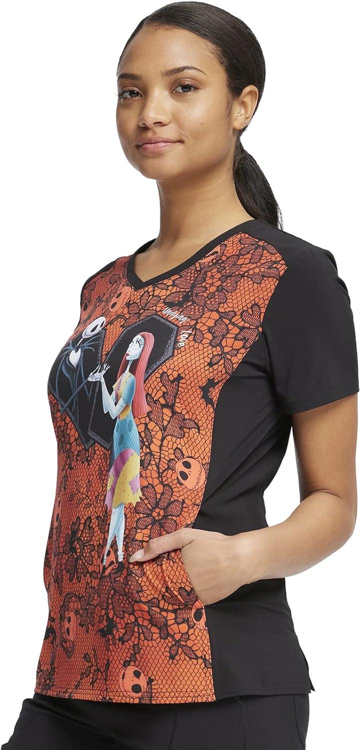 imageTooniforms Women Scrubs Top VNeck TF637Undying Love