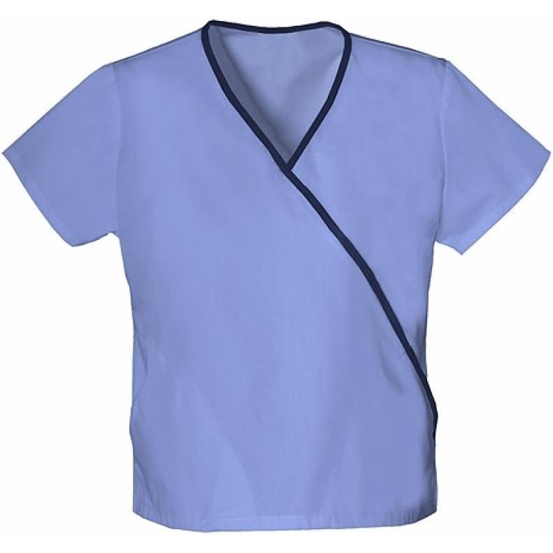 imageCherokee Womens 4800 Mini Mock Wrap Scrub TopCiel