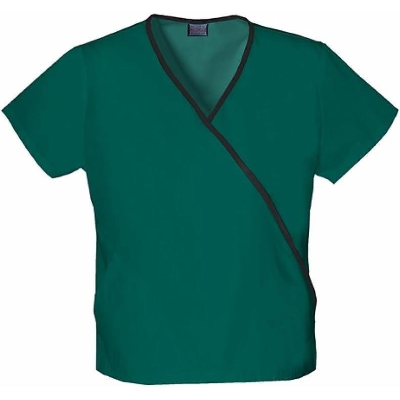 imageCherokee Womens 4800 Mini Mock Wrap Scrub TopHunter