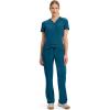 Cherokee Infinity Women Scrubs Pant Low Rise Straight Leg Drawstring 1123A(Caribbean Blue)