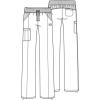 Cherokee Infinity Women Scrubs Pant Low Rise Straight Leg Drawstring 1123A(Lime Time)
