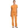 Cherokee Infinity Women Scrubs Pant Low Rise Straight Leg Drawstring 1123A(Orange Sunrise)