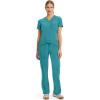 Cherokee Infinity Women Scrubs Pant Low Rise Straight Leg Drawstring 1123A(Teal Blue)