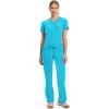 Cherokee Infinity Women Scrubs Pant Low Rise Straight Leg Drawstring 1123A(Turquoise)