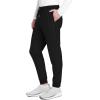 Cherokee Mens Cargo Joggers Mid-Rise Bottoms with 4 Pockets & Mock Fly – CK112(Black)