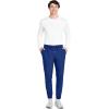 Cherokee Mens Cargo Joggers Mid-Rise Bottoms with 4 Pockets & Mock Fly – CK112(Galaxy Blue)
