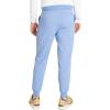Cherokee Men’s Mid Rise Jogger Scrub Pants with 5 Pockets and Elastic Waistband CK132A(Ciel)