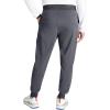 Cherokee Men’s Mid Rise Jogger Scrub Pants with 5 Pockets and Elastic Waistband CK132A(Pewter)