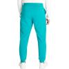 Cherokee Men’s Mid Rise Jogger Scrub Pants with 5 Pockets and Elastic Waistband CK132A(Teal Blue)